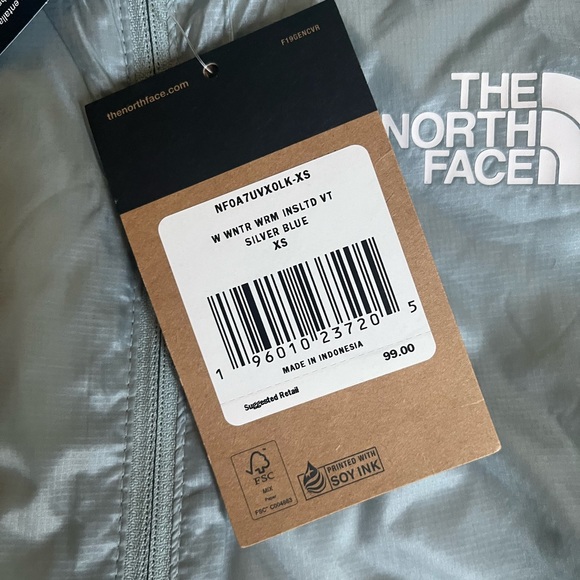 NorthFace nylon zipper vest - Picture 3 of 4